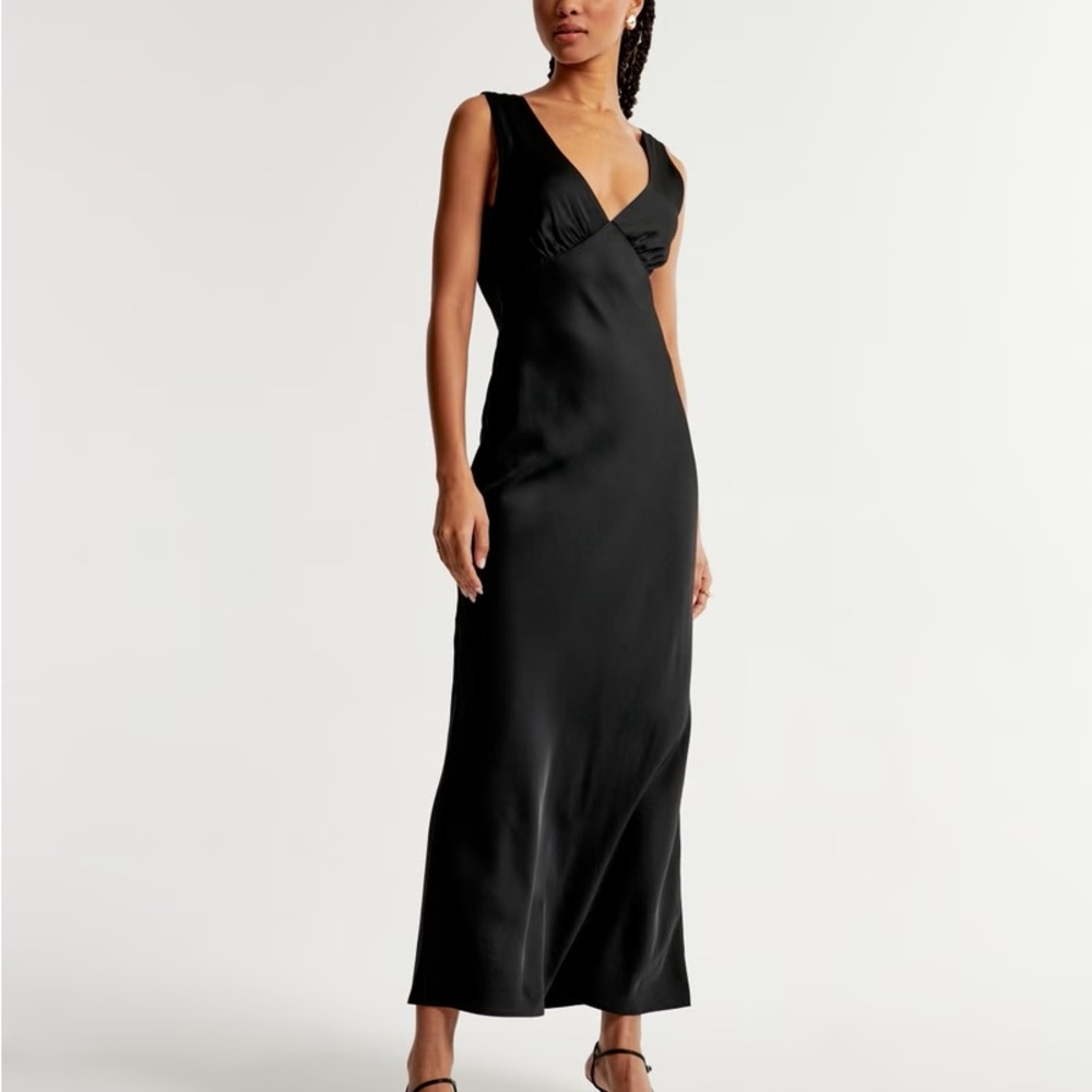 Abercrombie & Fitch Black Maxi Dress